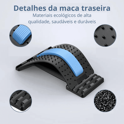 Corrector/Masajeador para la Columna Vertebral y Lumbar - (Soporta hasta 170 kg) - Ortho Care